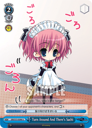 Turn Around And There’s Sachi