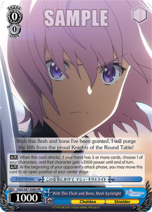 With This Flesh and Bone, Mash Kyrielight