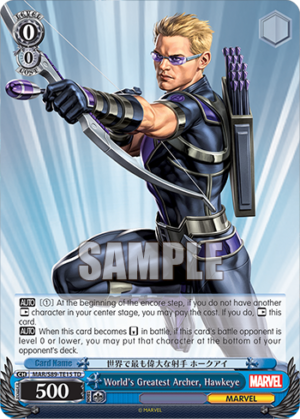World’s Greatest Archer, Hawkeye