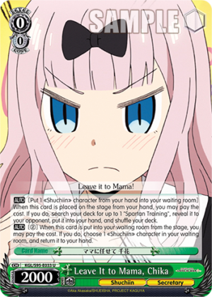 Leave It to Mama, Chika