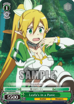 Leafa’s in a Panic