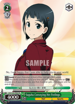 Suguha Conveying Her Feelings