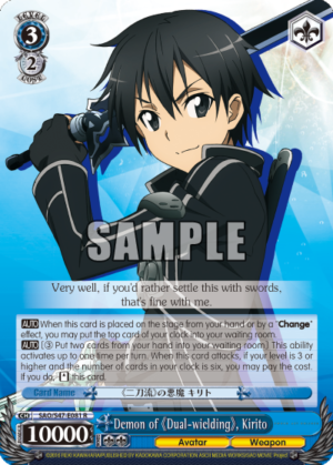 Demon of ?Dual-wielding?, Kirito