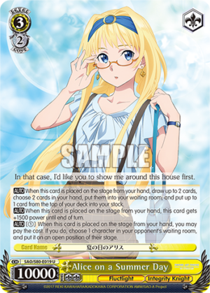 Alice on a Summer Day