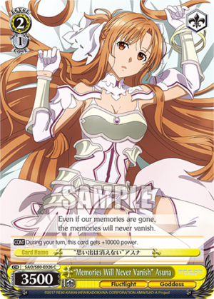 «Memories Will Never Vanish» Asuna