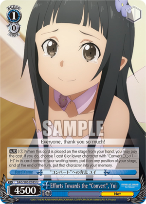 Efforts Towards the «Convert», Yui