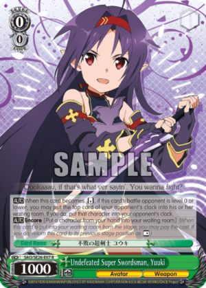 Undefeated Super Swordsman, Yuuki