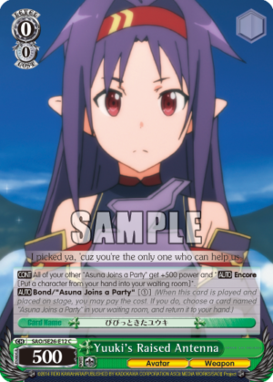 Yuuki’s Raised Antenna