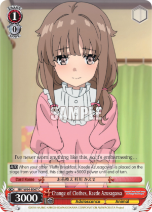 Change of Clothes, Kaede Azusagawa