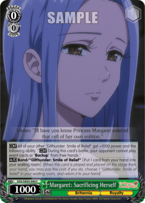 Margaret: Sacrificing Herself