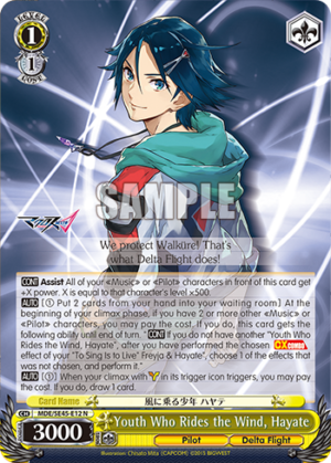 Youth Who Rides the Wind, Hayate