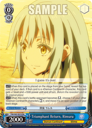 Triumphant Return, Rimuru