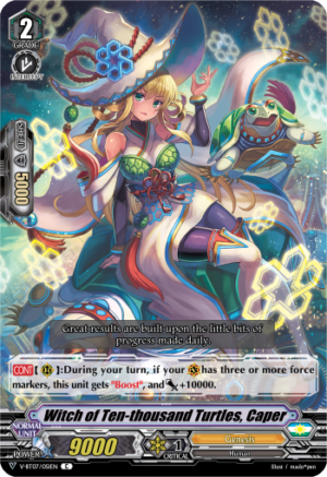 Witch of Ten-thousand Turtles, Caper