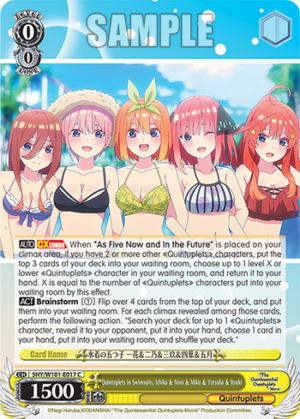 Quintuplets in Swimsuits, Ichika & Nino & Miku & Yotsuba & Itsuki