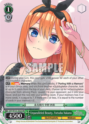 Unparalleled Beauty, Yotsuba Nakano