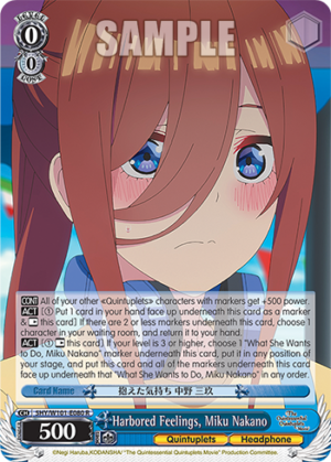 Harbored Feelings, Miku Nakano