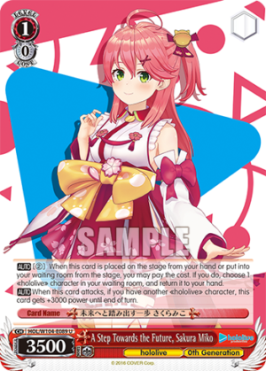 A Step Towards the Future, Sakura Miko
