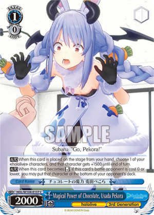 Magical Power of Chocolate, Usada Pekora Magical Power of Chocolate, Usada Pekora