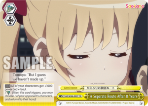 A Separate Route After 8 Years
