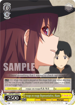 rouge en rouge Representative, Akane