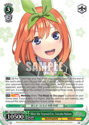 What She Yearned For, Yotsuba Nakano