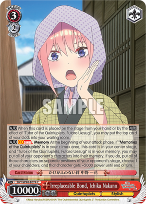 Irreplaceable Bond, Ichika Nakano