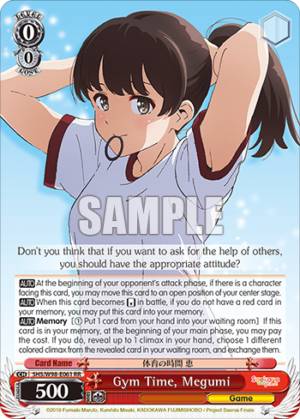 Gym Time, Megumi