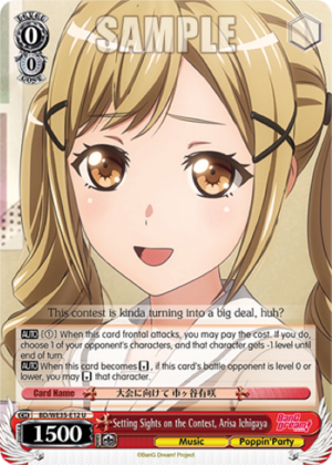 Setting Sights on the Contest, Arisa Ichigaya