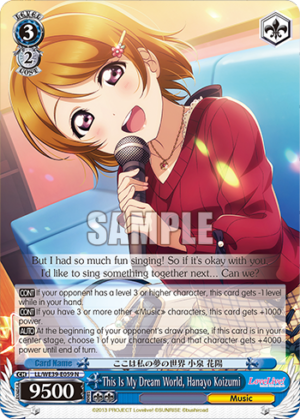 This Is My Dream World, Hanayo Koizumi