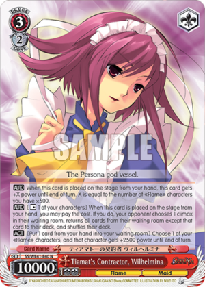 Tiamat’s Contractor, Wilhelmina