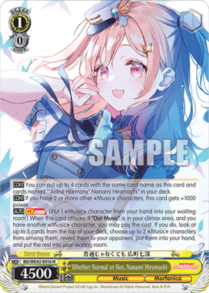 Whether Normal or Not, Nanami Hiromachi