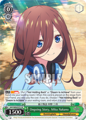Ongoing Story, Miku Nakano