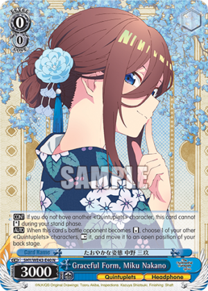 Graceful Form, Miku Nakano