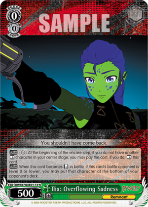 Ilia: Overflowing Sadness