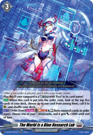 The World is a Blue Research Lab The World is a Blue Research Lab
