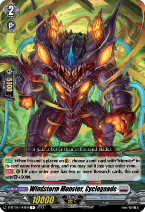 Windstorm Monster, Cyclogaade