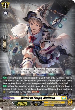 Witch of Frogs, Melissa Witch of Frogs, Melissa