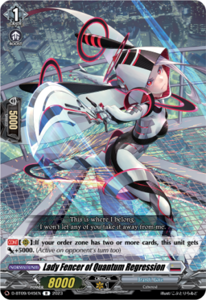 Lady Fencer of Quantum Regression