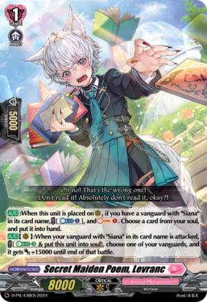 Secret Maiden Poem, Levranc