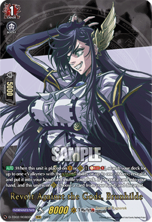 Revolt Against the Gods, Brunhilde Revolt Against the Gods, Brunhilde