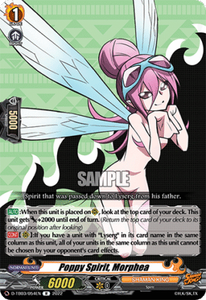 Poppy Spirit, Morphea