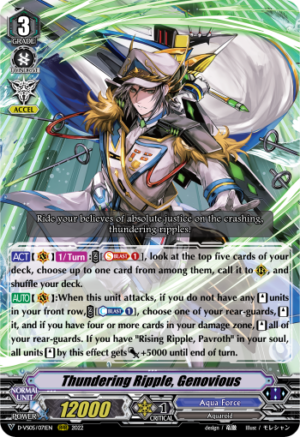 Thundering Ripple, Genovious Thundering Ripple, Genovious
