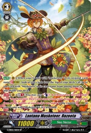 Lantana Musketeer, Rozeeta