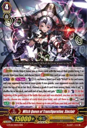 Witch Queen of Transfiguration, Sinclair