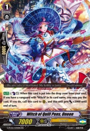 Witch of Quill Pens, Oneon