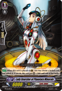 Lady Searcher of Planetary Minerals