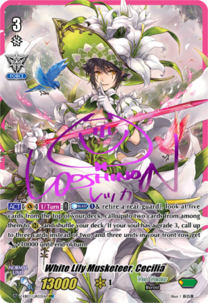 White Lily Musketeer, Cecilia