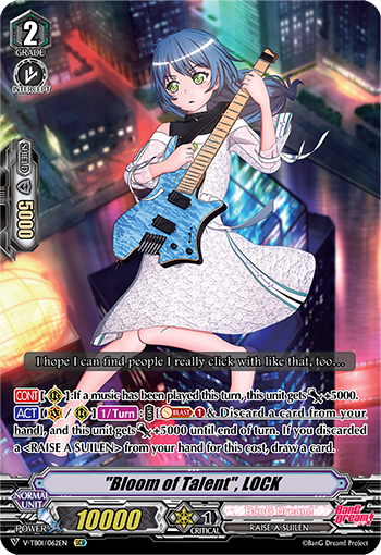 "Bloom of Talent", LOCK (V-TB01/062EN)