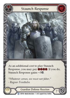 Staunch Response (1HP058)