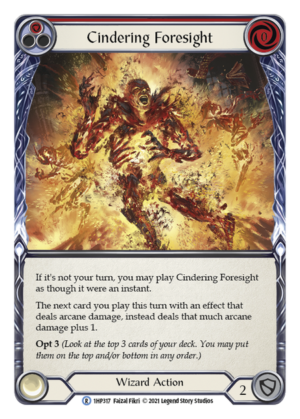 Cindering Foresight (1HP317)